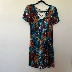 Vintage Joni Blair Floral Print A-Line Dress
